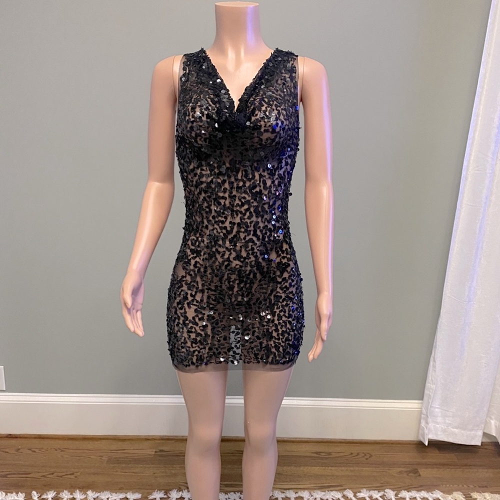 “Dirty Little Secret” Sequin Dress. Size S. Great Fit w/ Stretch!